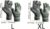 Outdoor Sports Gloves Anti-Slip Hunting Fishing Gloves Camo Camouflage Gel Glove L Elastic Breathable 3 Low Fingers Gloves for Men