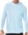 NORTHYARD Men’s UPF 50+ Hoodie Shirts Rash Guard Long Sleeve Sun Protection SPF Swim Shirt UV for Running Hiking Fishing