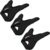 Double-Finger Gloves, 3 Pack Anti-Slip Fishing Glove, Professional Finger Gloves Protector Unisex Elastic Band Glove for Outdoor Fishing, Fit Right Hand