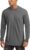 MAGCOMSEN Men’s Hooded UPF 50+ Sun Protection T Shirts Long Sleeve Athletic Fishing Shirts Rash Guards