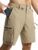 Surenow Men’s Hiking Cargo Shorts Quick Dry Outdoor Tactical Shorts for Men with Pocket Lightweight Breathable Fishing Shorts