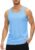 MAGCOMSEN Men’s UPF 50+ Tank Top Quick Dry Summer Workout Muscle Sleeveless Shirts for Swim Beach Bodybuilding