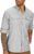 Mens Safari Shirts Long Sleeve Fishing Shirt Sun Protection UPF 50 UV Quick Dry for Hiking Outdoor Camping Travel