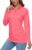 MAGCOMSEN Women’s Shirts Long Sleeve 1/4 Zip UPF50+ UV Sun Protection Quick Dry Workout Hiking Athletic Shirts Rash Guard