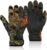 Fingerless Neoprene Fishing Gloves for Men & Women- Anti-Slip, Waterproof, Lightweight, Great for Cold Weather (Camouflage,1 Pair)