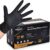 TitanFlex Thor Grip Heavy Duty Black Industrial Nitrile Gloves with Raised Diamond Texture, 8-mil, Latex Free