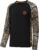 BASSDASH Men’s Lightweight Camo Hunting Shirt UPF 50+ Sun Protection Long Sleeve Hiking Fishing Performance Tee Mesh Panels