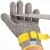 Dowellife Level 9 Cut Resistant Glove Food Grade, Stainless Steel Mesh Metal Glove Knife Cutting Glove for Butcher Meat Cutting Oyster Shucking Kitchen Mandoline Chef Slicing Fish Fillet (X-Large)