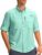 Men’s Long Sleeve Sun Protection Fishing Shirt with Zipper Pockets UPF 50+ Lightweight Cool Sun Shirts for Men Hiking Outdoor