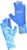 BUFF Adult Aqua Gloves, Quick Drying Protective Gloves