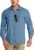 Outdoor Ventures Men’s UPF 50+ UV Sun Protection Shirt, Long Sleeve Hiking Fishing Shirt Cooling Quick Dry for Safari Travel