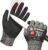 Schwer ProGuard Highest Level Cut Resistant Work Gloves PR3326 for Extreme Protection，ANSI A9 Cut Gloves with Reinforced Thumb, Non Slip, Breathable, Cooling, Durable, Touch-screen, Black 1 Pair（L）