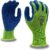 Rock Fish FP3993G All-Purpose Fishing Gloves with Latex Grip, Durable, Machine Knit 13-Gauge Polyester, Salt & Fresh Water, One Pair, X-Large