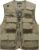 Saukiee Mens Vest Lightweight Vest Men Fishing Travel Work Pesca Safari Combat Hunting Cargo Vest Jacket with Pockets M