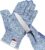 DEYAN 2 Pairs Cut Resistant Gloves, Blue Food Grade Kitchen Cutting Gloves, Level 5 Hand Protection for Cutting Meat, Dicing Vegetable, Oyster Shucking, Fish Fillet Processing (Large)